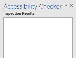 Accessibility checker window appears to the right of the screen.\