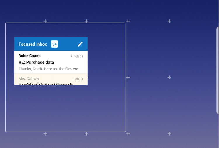 Outlook Mobile App Add Widgets Android Only