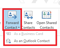 Forward Contact icon