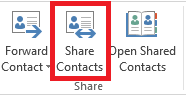 Share Contacts Icon