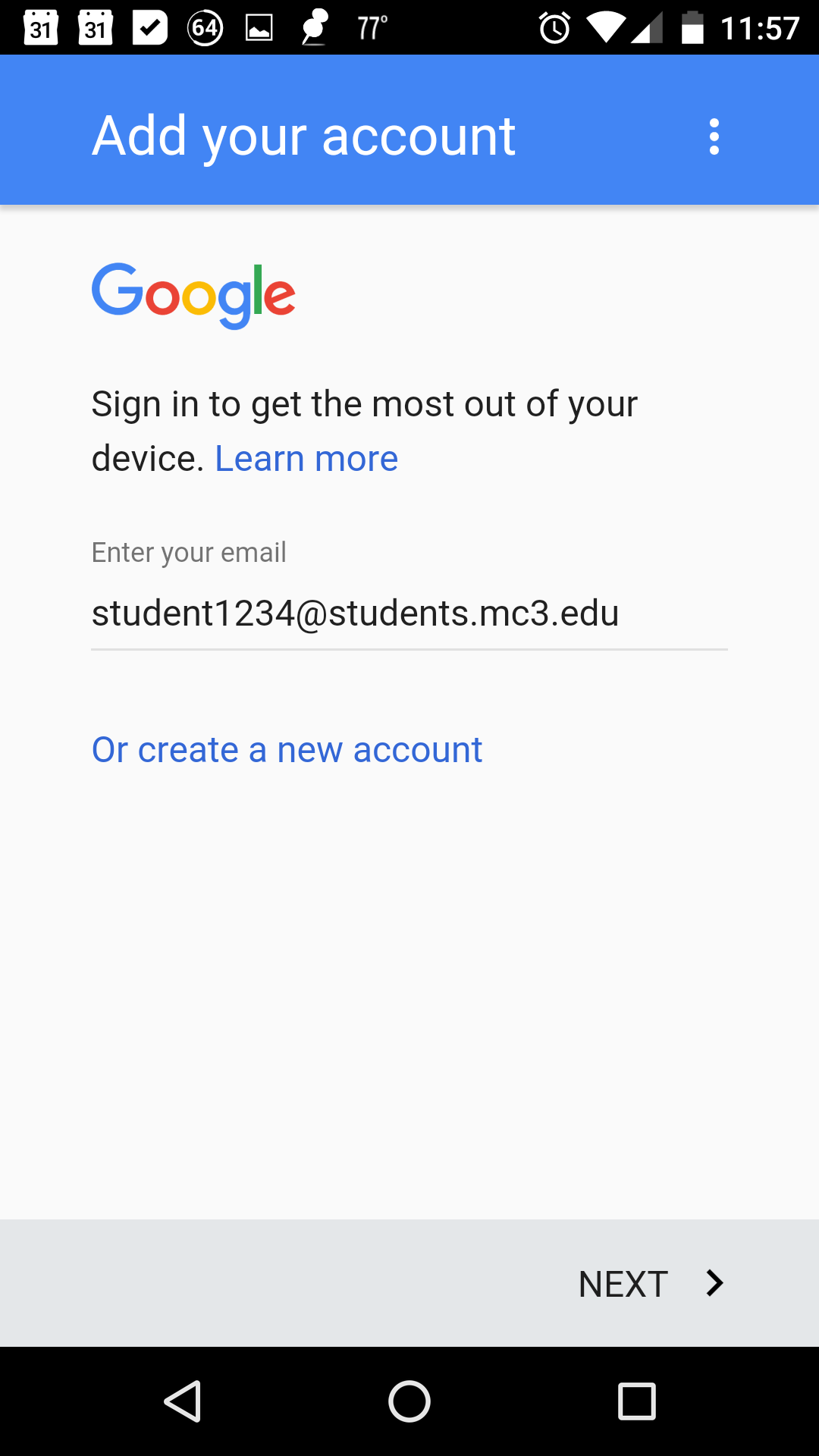 Students - Setting up email on your mobile device