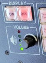 Extron control panel volume knob