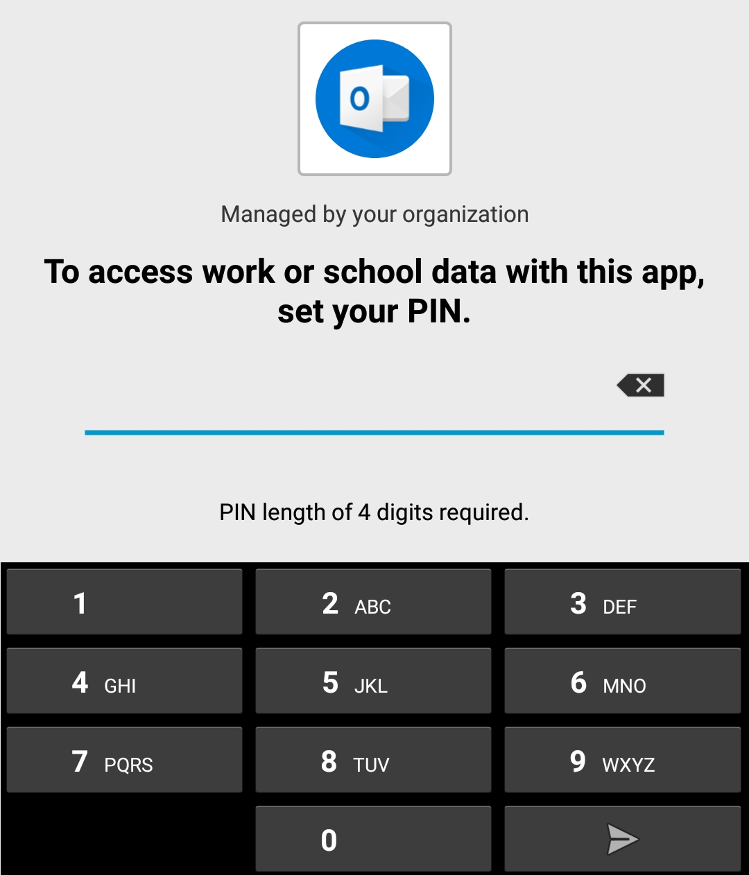 Set up outlook for android