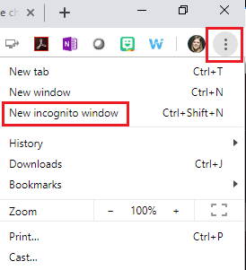 Incognito Window Meaning